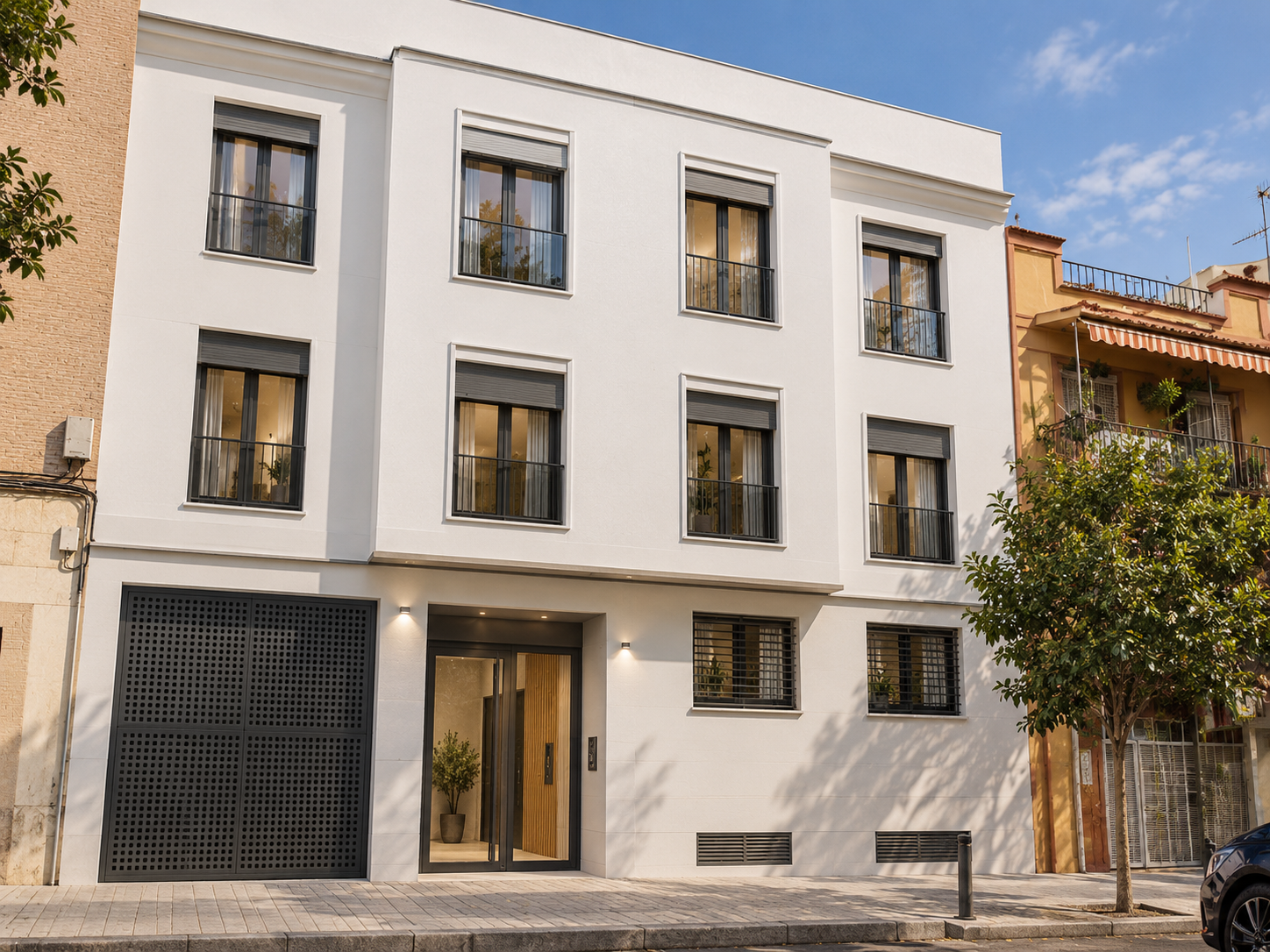 Imagen orientativa del proyecto residencial de seis viviendas en Santa Aurelia, Sevilla.